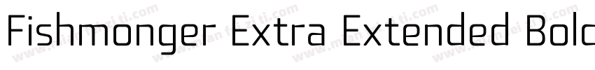 Fishmonger Extra Extended Bold字体转换